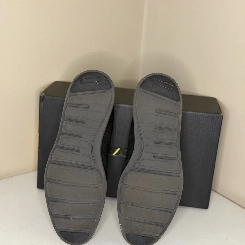 Cole Haan Men's Black Knit Oxford Shoes